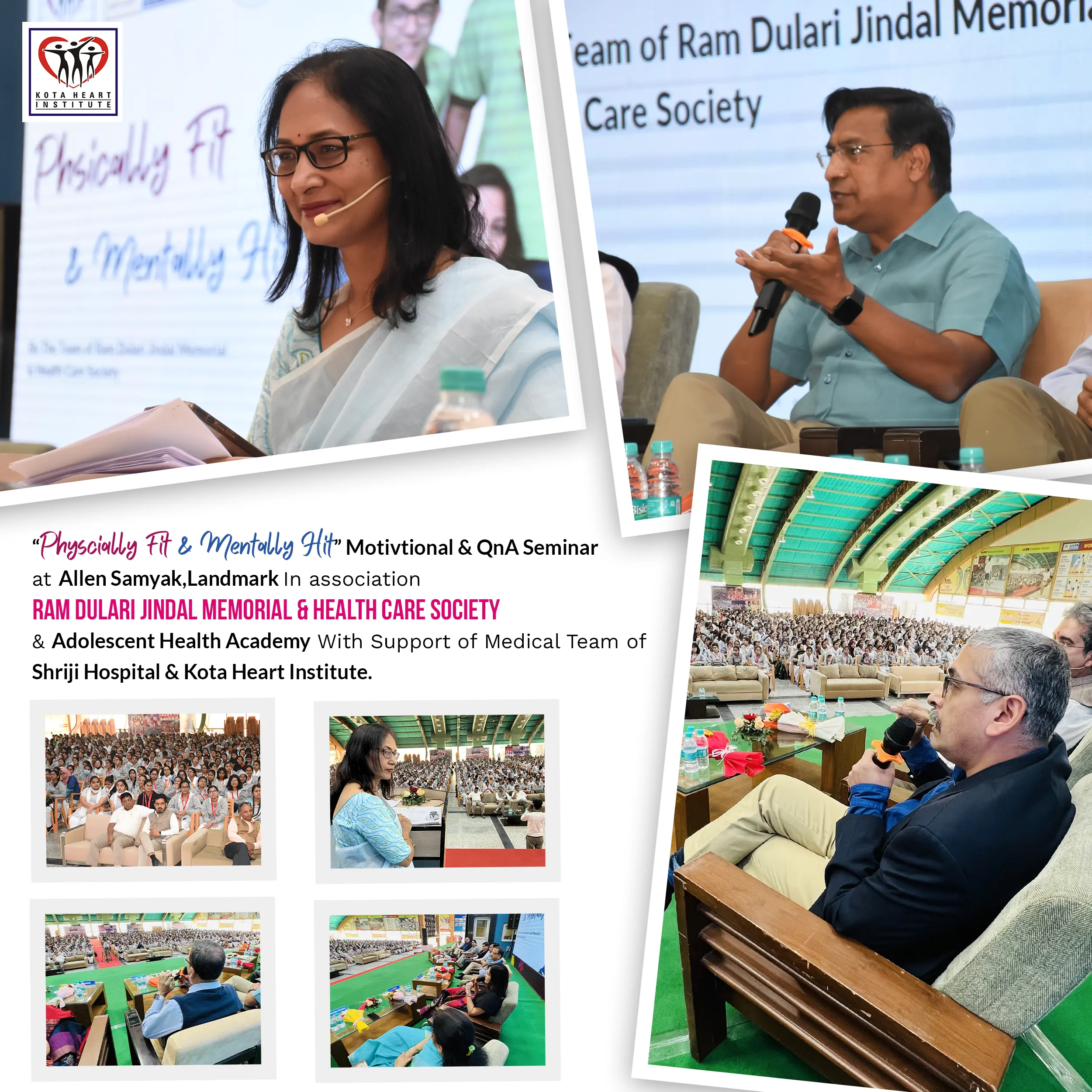 Physically Fit & Mentally Hit Motivational & QnA Seminar